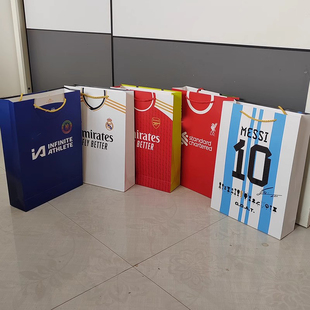 AC米兰切尔西巴萨阿森纳利物浦皇马曼城梅西C罗足球生日礼物品袋