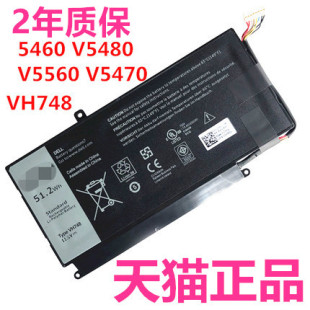 5480 VH748戴尔成就Vostro14 v5560电池板v5460电脑v5470原装 P41G v5480灵越5439笔记本15高容量原厂 P34F正品