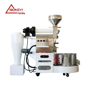 6KG咖啡烘焙机商用燃气款 炒豆机CRM8096半直火半热风咖啡豆烘焙机