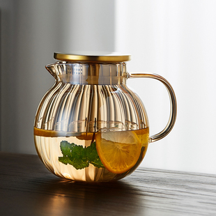 玻璃茶壶耐高温加厚茶水分离家用电陶炉烧水花茶大泡茶壶茶具套装