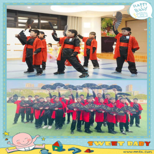 儿童中国风男团TF家族时代少年团扇子舞霍元 甲舞蹈服装 晚会同款