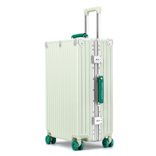 梦旅者新款 皮箱 复古行李箱铝框拉杆箱万向轮高颜值旅行箱男女密码