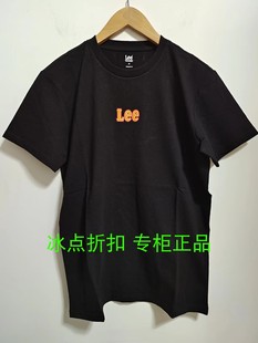 Lee专柜正品 L448074DRK11男士 T恤 青春休闲纯棉夏款 圆领LOGO短袖