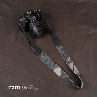 cam in棉质迷彩款 适用索尼微单相机肩带cam1001 单反数码 相机背带