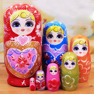 俄罗斯套娃7层特色哈尔滨满洲里旅游纪念品创意生日儿童节日礼物