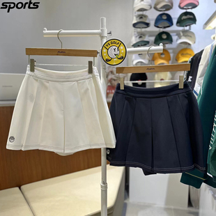 韩国代购 MALBON高尔夫球裙24春女GOLF标志A字裙型防走光百褶短裤