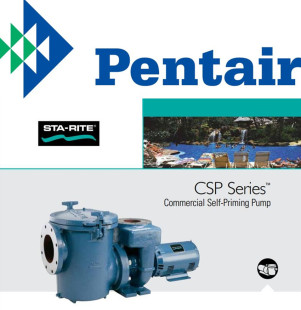 美国 Pentair 泳池自吸泵 滨特尔CSP系列家庭 商用铸铁高性能SPA