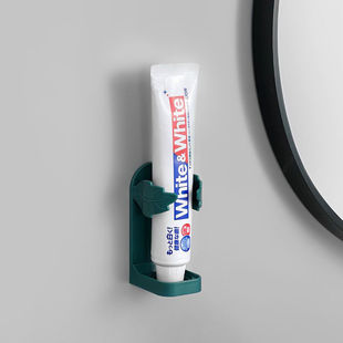 牙膏置物架卫生间免打孔壁挂式 牙刷收纳挂架浴室放电动剃须刀支架