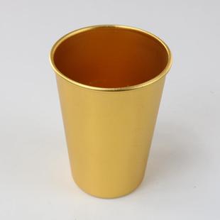太空铝置物杯创意随手杯多用途金属杯子阳台盆栽杯儿童洗漱口水杯