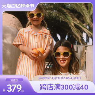 OLIVIOCO 创意D款 防晒 亲子护眼墨镜男女儿童防紫外线太阳眼镜时尚