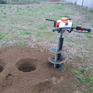 定制1米钻头打坑机 打桩挖洞埋桩机 电线杆立柱挖坑机