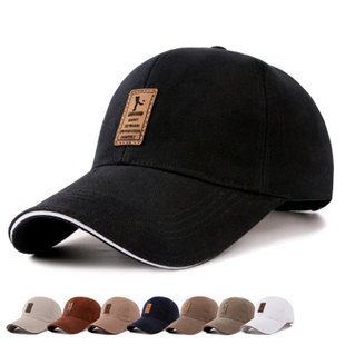 韩版 新款 棉质鸭舌帽秋季 男士 帽子户外运动遮阳帽简约 棒球帽