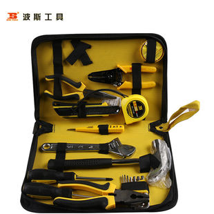 波斯工具 维修工具包工具袋19件套B511019 家用工具组合套装