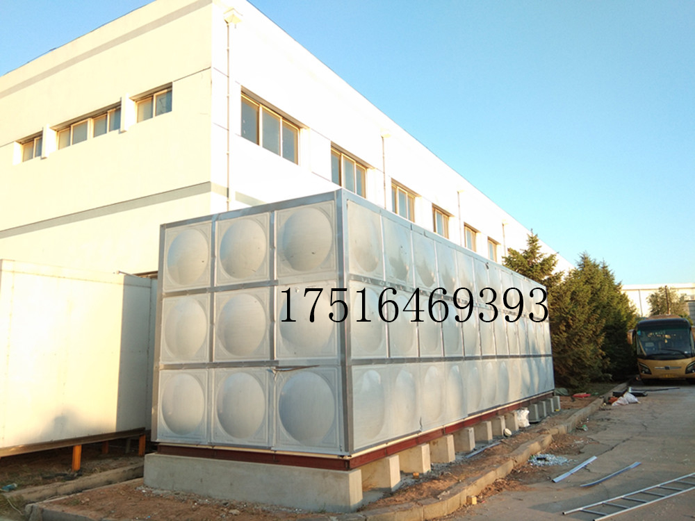 304不锈钢消防水箱 长方形保温生活储水罐 5000立方水塔包安装