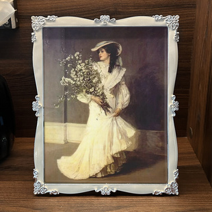 10寸婚纱照相框摆台定制照片冲印加相框金属欧式 创意复古十寸 个性