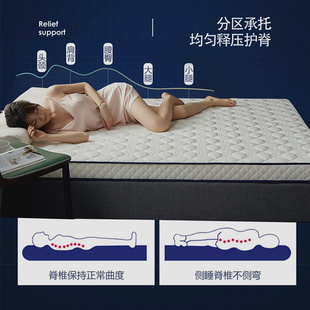 五星酒店床垫软垫家用2米x2米乳胶榻榻米1.35零压200cmx220cm定制