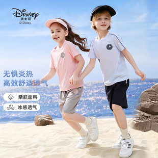 迪士尼儿童短袖 套装 冰感印花两件套YYT24L031 夏季
