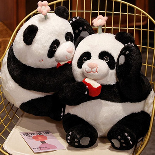 超萌熊猫毛绒玩具公仔仿真大熊猫抱枕儿童睡觉玩偶生日礼物送女友