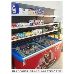 新品 超市放冰箱上方货架便利店冰箱冰柜展示架饮料货架子商用