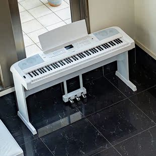 雅马哈电钢琴初学者88键重锤dgx670 专业智能电子钢琴 660便携式