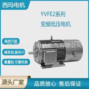 西安泰富电机YV2 4极1.1W低压变频交流三相异步电动机 90S