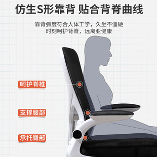 新款 电脑椅家用办公椅卧室靠背舒适座椅书桌椅学生学习久坐椅子座
