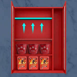 邮星消防直供微型消防展示柜直供大灭火器箱多功能收纳消防柜