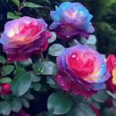 稀有玫瑰品种紫色幽梦特大花开花室内外盆栽阳台四季 吸色效果