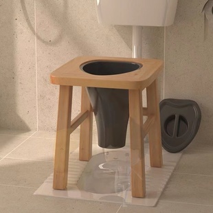 坐便椅老人孕妇坐便器简易可折叠家用蹲便改移动马桶便携厕所凳子