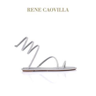 RENE CAOVILLACLEO系列平底水钻凉鞋