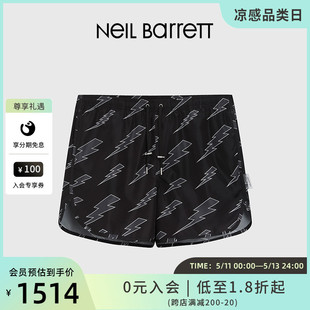 BARRETT 短裤 NEIL 尼奥贝奈特2023秋冬新款 男式 迷彩短板沙滩裤