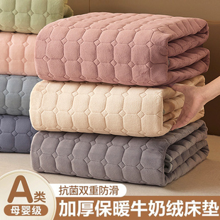 2023新款 抗菌牛奶绒床垫软垫加厚法兰绒垫褥家用可折叠垫褥子垫被