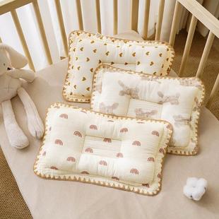 婴幼儿定型枕新生儿童纠正偏头印花宝宝枕新生儿舒适睡觉枕