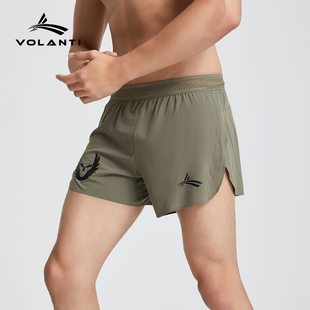 运动短裤 沃兰迪 短跑速干三分裤 男 男有内衬 跑步马拉松田径健身
