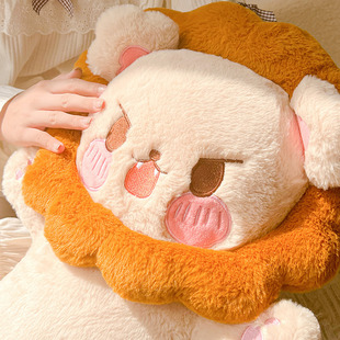艾斯德小狮子玩偶公仔毛绒玩具儿童安抚卡通女孩布娃娃抱着睡礼物