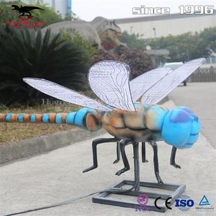 动植物园儿童喜爱玩具模型仿真昆虫机械电动蜻蜓年老厂生产