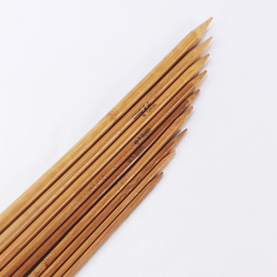 编织小工具 diy编织 竹针木质棒针碳化毛衣线竹针织围巾针