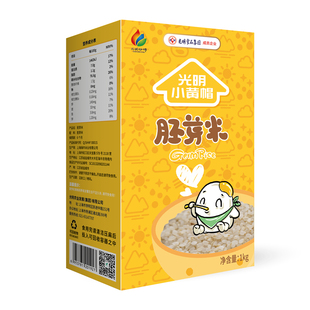 小黄帽胚芽米粥米上海海丰农场大米盒装 1kg