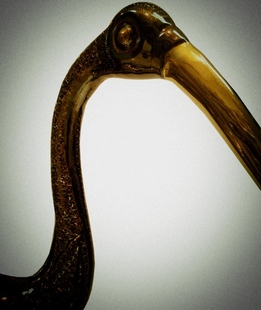 巴基斯坦铜器 动物进口手工艺术铜制摆设 1M仙鹤