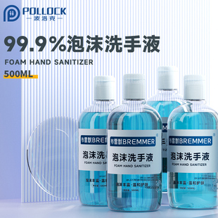 波洛克布雷默泡沫型99.9%抑菌洗手液呵护滋润瓶装 500ML家用