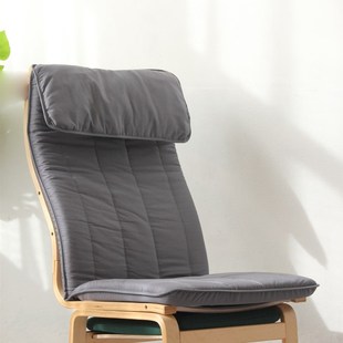 新品 北欧简约波昂摇椅套佩罗摇椅套木沙发海绵P坐垫套椅子套坐垫