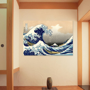 日本浮世绘装 风景壁画 饰画酒店宾馆墙画料理店卧室榻榻米现代日式