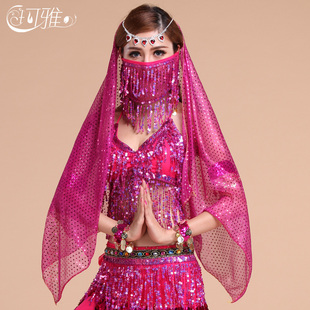 肚皮舞表演服女新款 印度舞蹈表演出服装 天竺少女 肚皮舞套装