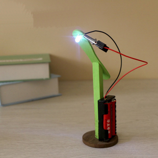 科技小制作发明 LED应急节能小台灯diy科学实验diy手工玩具材料包