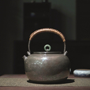 恋物志银器银壶纯银999纯手工一张打日式 紫皮提梁壶煮茶壶烧水壶