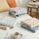 日式 裸睡针织棉小碎花床单床笠单件纯棉卡通床垫保护罩天竺棉单品