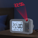 日本投影闹钟时钟卧室学生用专用电子黑科技起床神器智能时间表钟