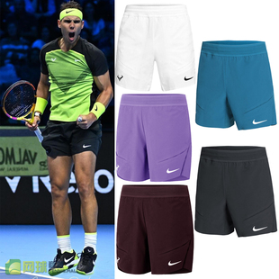 国外代购 Nike耐克纳达尔同款 速干R 男子网球服短裤 白色专业运动裤
