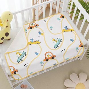 婴儿隔尿垫纯棉防水新生儿可洗宝宝隔夜垫初生大尺寸免洗床单尿垫