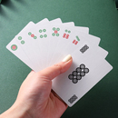 纸麻将专用扑克牌纸牌108张136 144张家用加厚塑料防水麻将牌便携